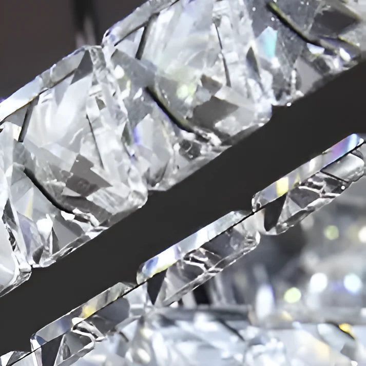 Κρυστάλλινος πολυέλαιος LED ROYALO ROTONDA 26W, 2 κύκλοι, Κρύο/Ζεστό/Ουδέτερο φως, Γυαλιστερό Chrome LED Πολυέλαιοι Προεπιλεγμένος τίτλος Alessandro Design