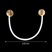 Φωτιστικό τοίχου LED, 110 cm, 3000K/4000K/6000K, Χρυσά φώτα τοίχου εσωτερικού χώρου Προεπιλεγμένος τίτλος Alessandro Design
