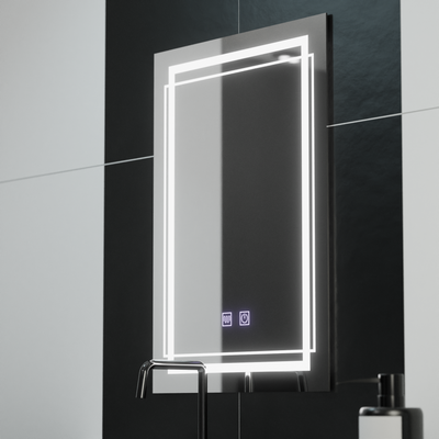 Ορθογώνιος καθρέφτης LED, 60x80cm, KOVEN Touch, Demister System, Dimmable