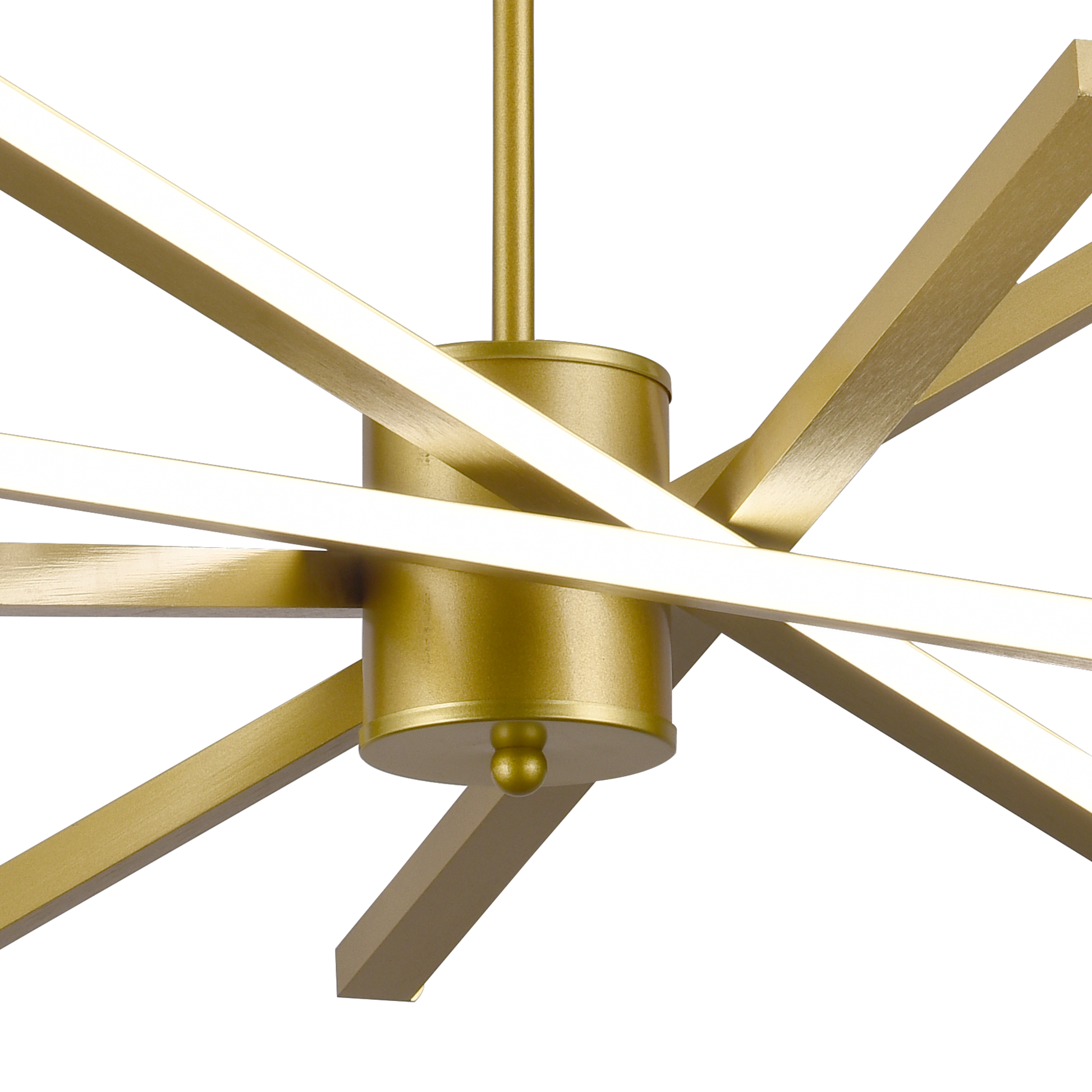 Lustra LED cu Telecomanda LT176/5GD, 69W, 5 Elemente, Lumina Rece/Clada/Neutra 3000K/4000K/6000K, Dimabila, Auriu, Inaltime Reglabila, Metal si Acril Lustre LED cu Telecomanda Default Title Alessandro Design