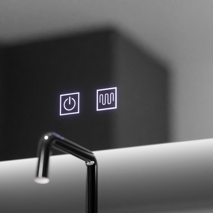 Καθρέφτης LED Half-moon, 60x54, Soluna Touch, Demister System, Dimmable Mirrors Korman E Προεπιλεγμένος τίτλος Alessandro Design