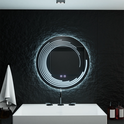 Mirror LED Γύρος 70cm Lira Verità Touch Dimable Defrition System