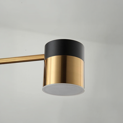 Lustra LED Palius 48W Negru, 4 Brate Default Title Alessandro Design