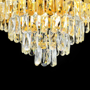 Candelabru Cristal BRAN Mango 8xE14, Diametru 60cm, Auriu Lucios, Inaltime Reglabila Candelabre Cristal Default Title Alessandro Design