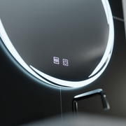 LED Στρογγυλός καθρέφτης 60cm, Spirallus Touch, Demister System, Dimmable Mirrors Korman E Προεπιλεγμένος τίτλος Alessandro Design