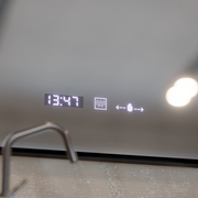Καθρέφτης LED MotionGlow Αισθητήρας Sofia με λειτουργία αποθαμβώματος Θερμόμετρο Ρολόι 110x75 cm Ρυθμιζόμενο Ζεστό/Ψυχρό/Ουδέτερο φως, Brushed Black Frame, Marcello Funghi Collection Marcello Mirrors Προεπιλεγμένος τίτλος Alessandro Design