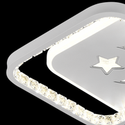 Πολυέλαιος LED PERU 38W, 2 τετράγωνα, Κρύο/Ζεστό/Ουδέτερο φως, Λευκοί πολυέλαιοι LED Προεπιλεγμένος τίτλος Alessandro Design