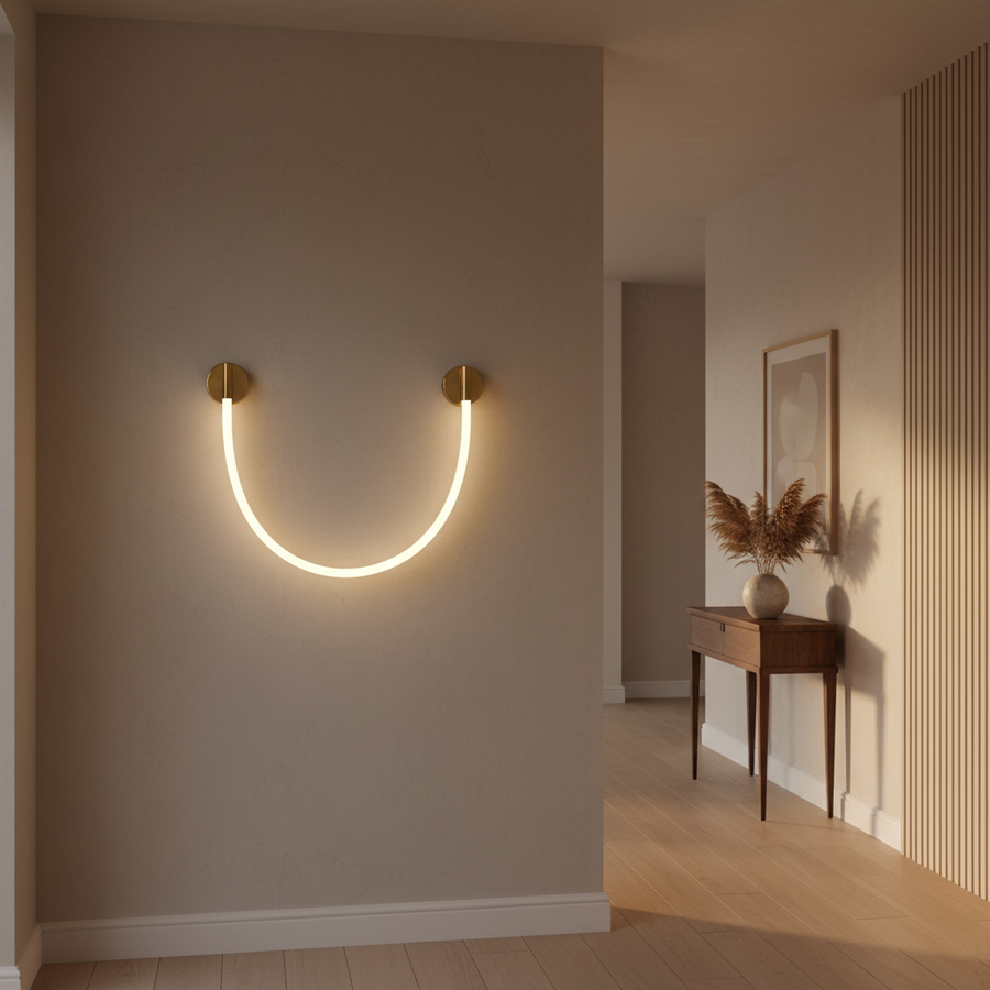 Φωτιστικό τοίχου LED, 110 cm, 3000K/4000K/6000K, Χρυσά φώτα τοίχου εσωτερικού χώρου Προεπιλεγμένος τίτλος Alessandro Design