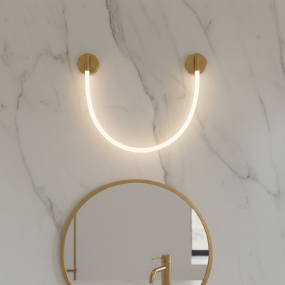Φωτιστικό τοίχου LED, 110cm, 3000K/4000K/6000K, Χρυσό