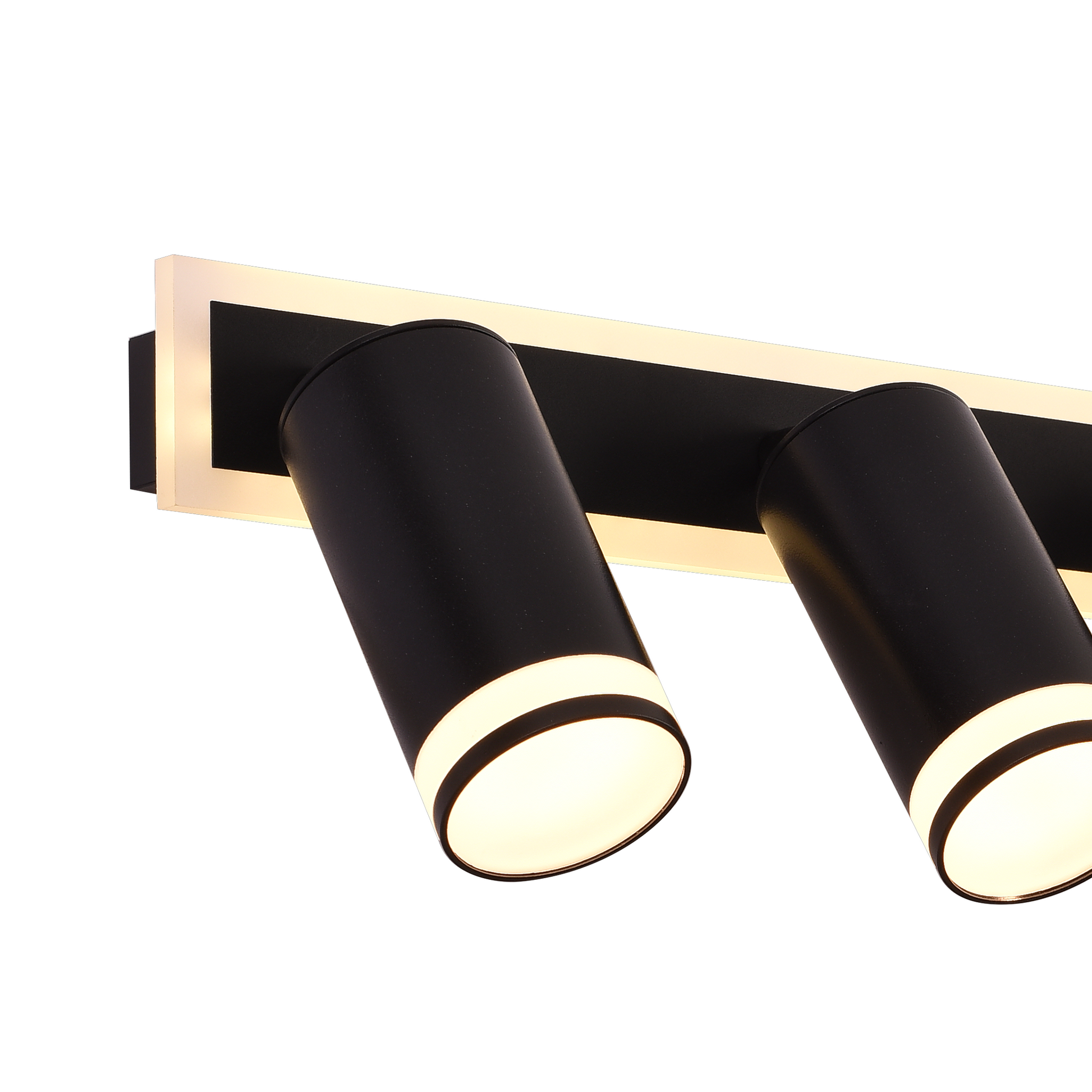Πολυέλαιος LED Ellen 46W Κρύος/Ζεστός/Ουδέτερος Προβολέας Ρυθμιζόμενος Ακρυλικός και Μαύρος Μεταλλικός LED Πολυέλαιοι Προεπιλεγμένος τίτλος Alessandro Design