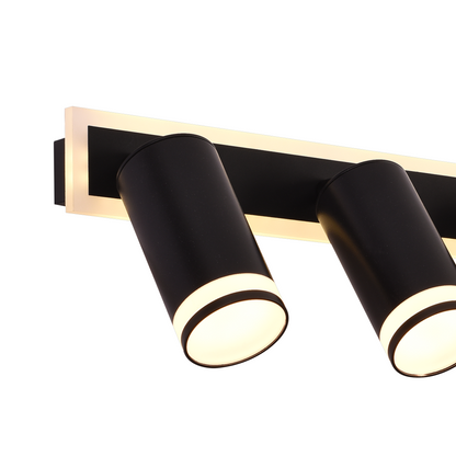 Πολυέλαιος LED Ellen 46W Κρύος/Ζεστός/Ουδέτερος Προβολέας Ρυθμιζόμενος Ακρυλικός και Μαύρος Μεταλλικός LED Πολυέλαιοι Προεπιλεγμένος τίτλος Alessandro Design