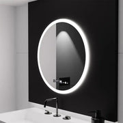 LED Στρογγυλός καθρέφτης 50cm Giulia Sensor MotionGlow Marcello Σύστημα αποθολώματος Ρολόι & Θερμόμετρο Dimabila Mirrors Marcello Προεπιλεγμένος τίτλος Alessandro Design