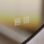 Καθρέφτης LED Touch Fiero Demister System 60X60cm Καθρέφτες Korman E Προεπιλεγμένος Τίτλος Alessandro Design