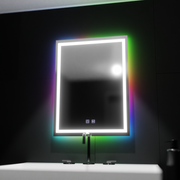 Ορθογώνιος καθρέφτης LED 60X80cm, Spectrum Touch, RGB, Καθρέφτες συστήματος απομίμησης Korman E Προεπιλεγμένος τίτλος Alessandro Design