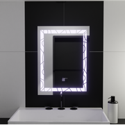 Ορθογώνιος καθρέφτης LED, 60x80cm, Deco Πλαίσιο Basic Touch Mirrors Korman C Προεπιλεγμένος τίτλος Alessandro Design