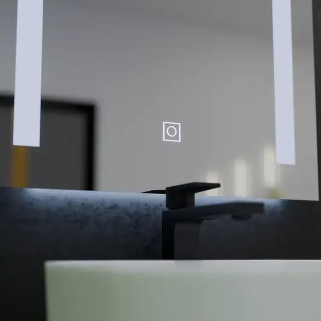 Ορθογώνιος καθρέφτης LED, 50x70 cm, Dual Light Basic Touch LED Mirrors Προεπιλεγμένος τίτλος Alessandro Design