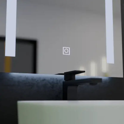 Ορθογώνιος καθρέφτης LED, 50x70 cm, Dual Light Basic Touch LED Mirrors Προεπιλεγμένος τίτλος Alessandro Design