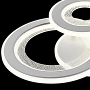 Πολυέλαιος LED 53W, 3 κύκλοι, Κρύο/Ζεστό/Ουδέτερο φως, Λευκοί πολυέλαιοι LED Προεπιλεγμένος τίτλος Alessandro Design