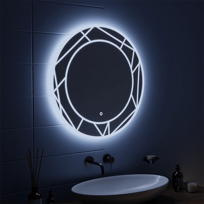 Καθρέφτης αφής ASTRIX LED, 60cm, 6000K, Dimmable, Demister System