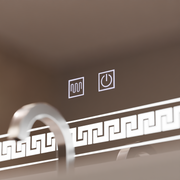 Ορθογώνιος καθρέφτης LED 80x60 Touch Volta Σύστημα αποθολώματος Καθρέφτες Korman E Προεπιλεγμένος τίτλος Alessandro Design