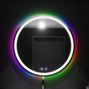 Στρογγυλός καθρέφτης LED 60cm, Spectrum Touch, RGB, Demister System Mirrors Korman E Προεπιλεγμένος τίτλος Alessandro Design