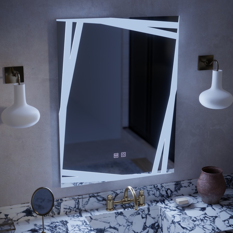 Καθρέφτης LED Touch Infinitum Demist System 60X80cm Καθρέφτες Korman E Προεπιλεγμένος Τίτλος Alessandro Design