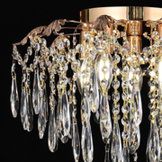 Candelabru Cristal LUMIRA Eleganza , 5x E14, Diametru 48cm, Auriu Lucios Candelabre Cristal Default Title Alessandro Design