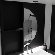 Semiluna LED Καθρέφτης 50x100cm, Touch Arced, Demister System, Dimmable Mirrors Korman E Προεπιλεγμένος τίτλος Alessandro Design