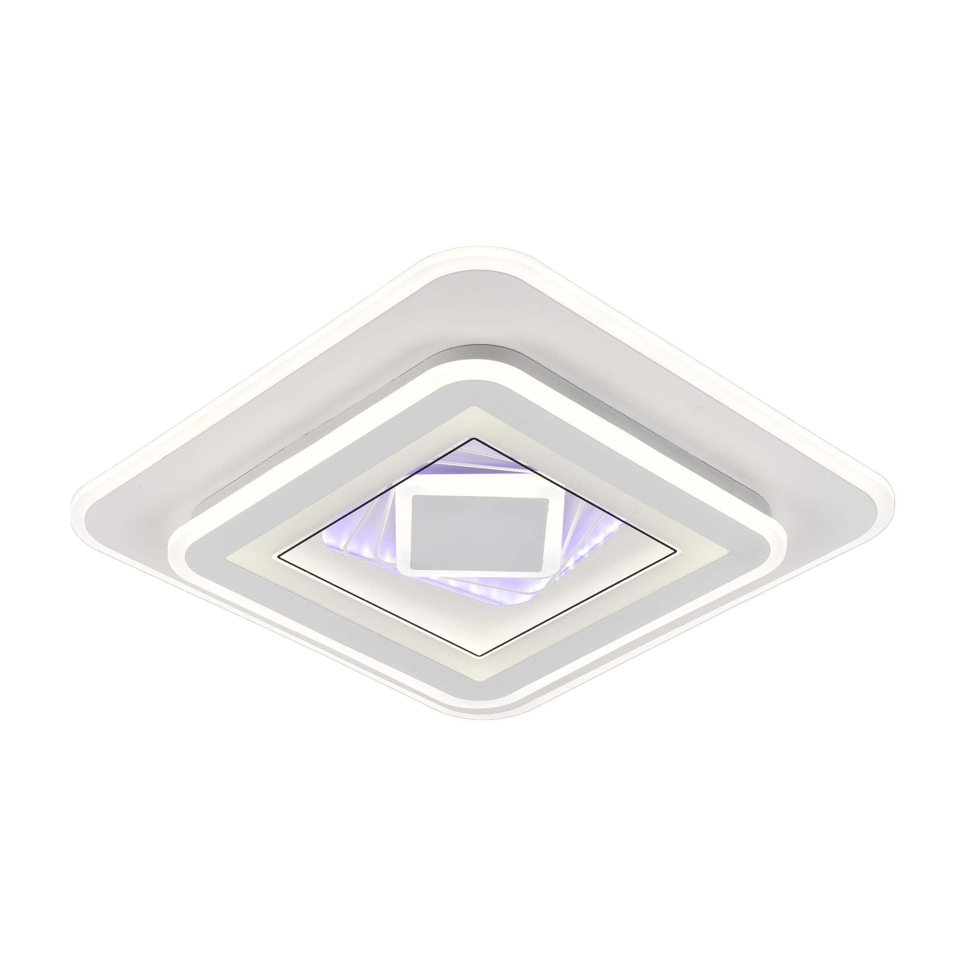 Πολυέλαιος LED DOLIA, 101W, 50x50cm, Κρύο/Ζεστό/Ουδέτερο φως, Λευκοί πολυέλαιοι LED Προεπιλεγμένος τίτλος Alessandro Design
