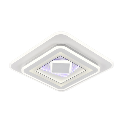 Πολυέλαιος LED DOLIA, 101W, 50x50cm, Κρύο/Ζεστό/Ουδέτερο φως, Λευκοί πολυέλαιοι LED Προεπιλεγμένος τίτλος Alessandro Design