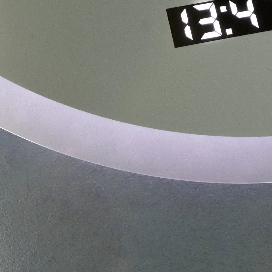 LED Στρογγυλός καθρέφτης, 70 cm, Elysee MotionGlow Marcello, Σύστημα αποθαμβώματος, Ρολόι & Θερμόμετρο, Καθρέφτες Dimabila Marcello Προεπιλεγμένος τίτλος Alessandro Design