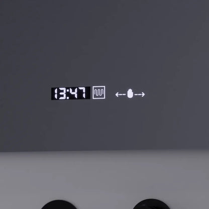 Ορθογώνιος καθρέφτης LED, 80x60 cm, Precision MotionGlow Marcello, Σύστημα αποθαμβώματος, Ρολόι & Θερμόμετρο, Καλλυντικός Μεγεθυντικός φακός, Dimable Marcello Mirrors Προεπιλεγμένος τίτλος Alessandro Design