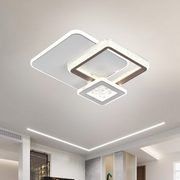 Πολυέλαιος LED NYXORA 51W, 3 Τετράγωνα, Κρύο/Ζεστό/Ουδέτερο φως, Λευκοί πολυέλαιοι LED Προεπιλεγμένος τίτλος Alessandro Design