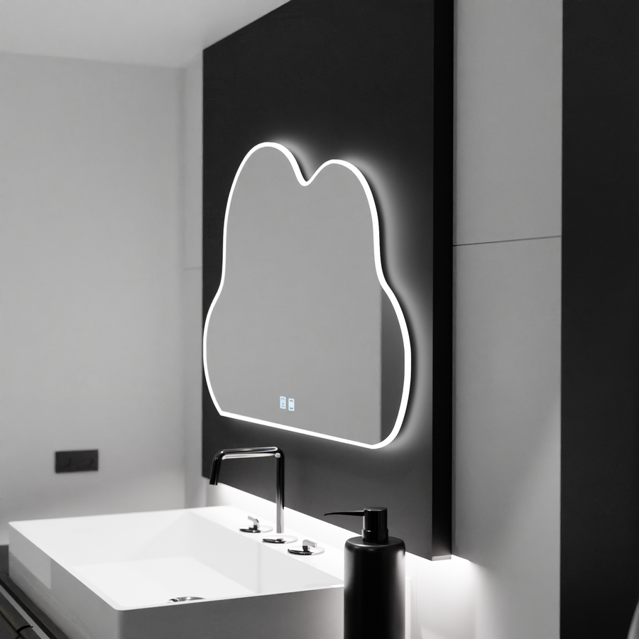 Καθρέφτης Cloud LED 60x40cm, Nuvola Touch, Demister System, Dimable Mirrors Korman E Προεπιλεγμένος τίτλος Alessandro Design