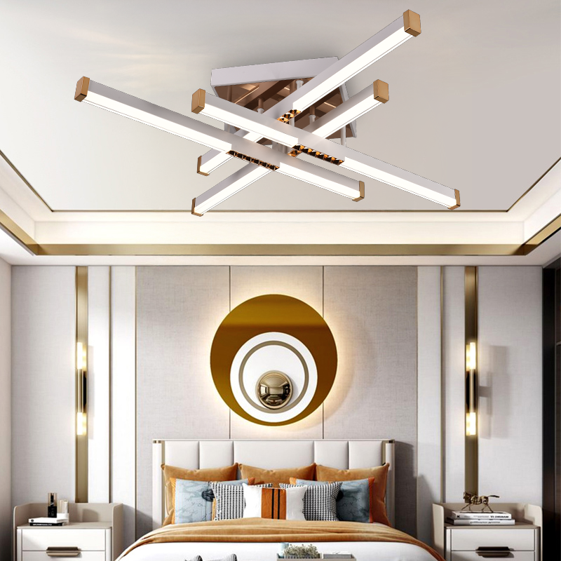 Lustra LED cu Telecomanda AXIAL, 54W, 4 Elemente, Lumina Rece/Clada/Neutra, Dimabila, Alb Lustre LED cu Telecomanda Default Title Alessandro Design
