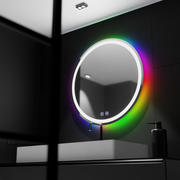 Στρογγυλός καθρέφτης LED 60cm, Spectrum Touch, RGB, Demister System Mirrors Korman E Προεπιλεγμένος τίτλος Alessandro Design