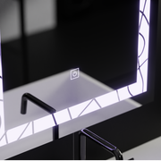 Ορθογώνιος καθρέφτης LED, 60x80cm, Deco Πλαίσιο Basic Touch Mirrors Korman C Προεπιλεγμένος τίτλος Alessandro Design