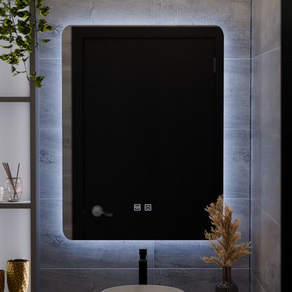 Touch Alexandra LED Mirror, Demister System 45X60cm Korman Mirrors E Προεπιλεγμένος τίτλος Alessandro Design