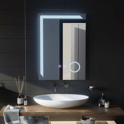 Ορθογώνιος καθρέφτης LED, 60x80cm, Linea Touch, Demister System, Dimmable Mirrors Korman E Προεπιλεγμένος τίτλος Alessandro Design