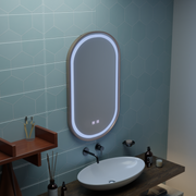 LED Touch Impora Mirror Demist System 50x80 cm Ροζ χρυσό Πλαίσιο Καθρέφτες Korman E Προεπιλεγμένος τίτλος Alessandro Design
