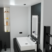 Ορθογώνιος καθρέφτης LED, 60x80cm, KOVEN Touch, Demister System, Dimmable Mirrors Korman E Προεπιλεγμένος τίτλος Alessandro Design