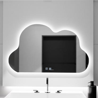 Καθρέφτης Cloud LED 60x40cm, Nuvola Touch, Demister System, Dimable Mirrors Korman E Προεπιλεγμένος τίτλος Alessandro Design