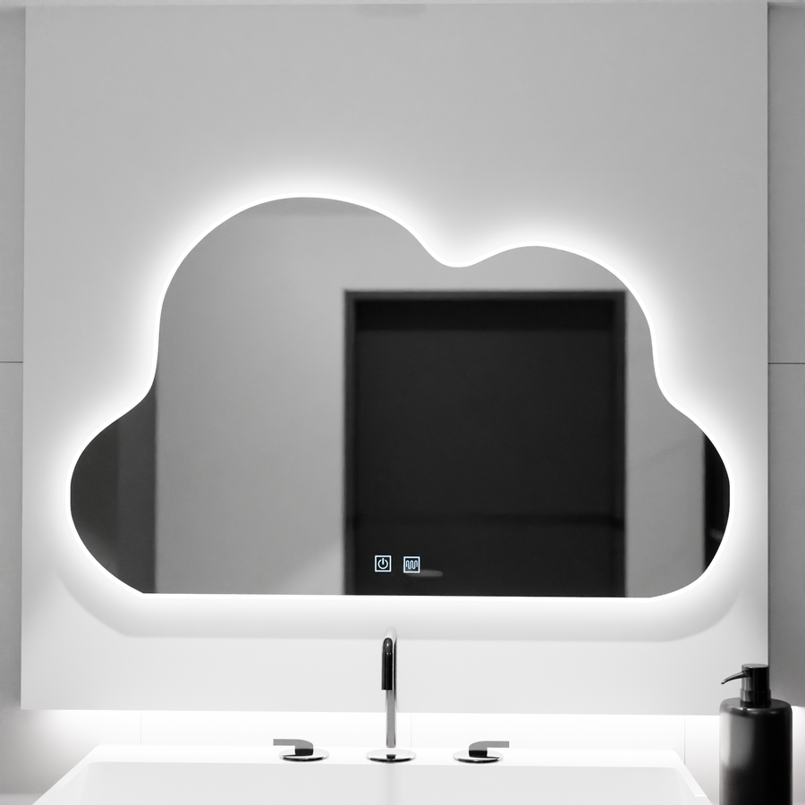Καθρέφτης Cloud LED 60x40cm, Nuvola Touch, Demister System, Dimable Mirrors Korman E Προεπιλεγμένος τίτλος Alessandro Design