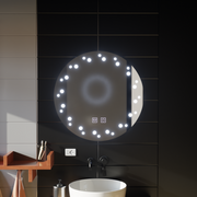 Καθρέφτης LED Touch Ivory, Σύστημα Demister, Διάμετρος 60 cm, Cold Light 6000K Korman Mirrors E Προεπιλεγμένος τίτλος Alessandro Design