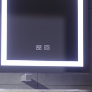 Καθρέφτης αφής LED με λειτουργία ξεθάμπωσης, 80x50cm Καθρέφτες Korman E Προεπιλεγμένος τίτλος Alessandro Design