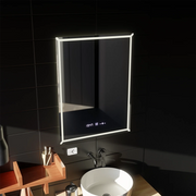 Ορθογώνιος καθρέφτης LED, 60x80cm, VillayTouch Marcello, Σύστημα Demister, Dimmable