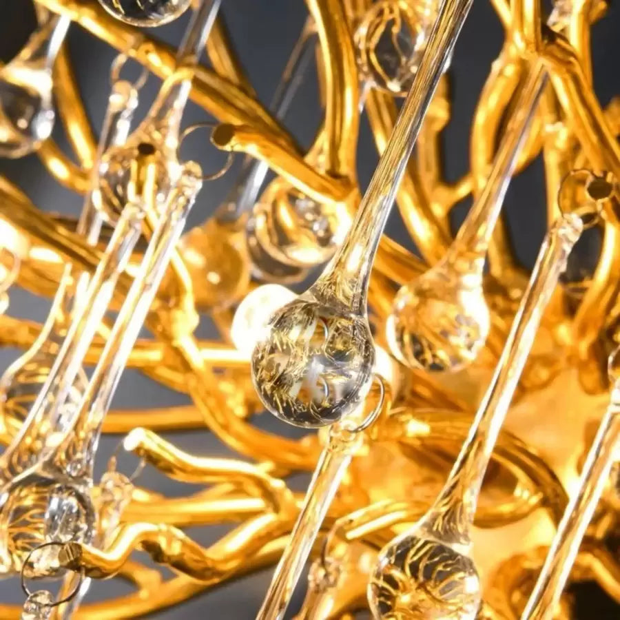 Cristal Brooks 3x G9 Gold φωτιστικό τοίχου Προεπιλεγμένος τίτλος Alessandro Design Εσωτερικό φωτιστικό τοίχου