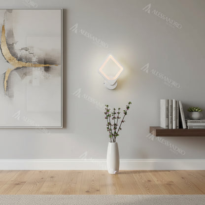 Akila LED φωτιστικό τοίχου, 15W, Λευκό, Κρύο/Ζεστό/Ουδέτερο φως Φώτα τοίχου εσωτερικού χώρου Προεπιλεγμένος τίτλος Alessandro Design
