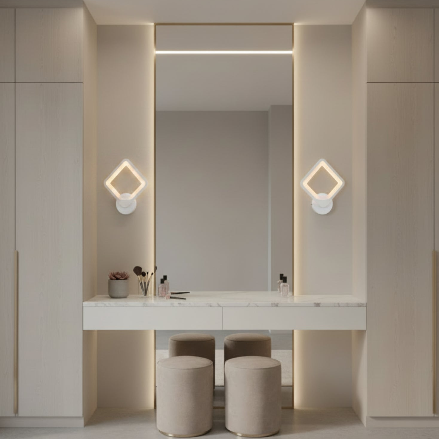 Akila LED φωτιστικό τοίχου, 15W, Λευκό, Κρύο/Ζεστό/Ουδέτερο φως Φώτα τοίχου εσωτερικού χώρου Προεπιλεγμένος τίτλος Alessandro Design