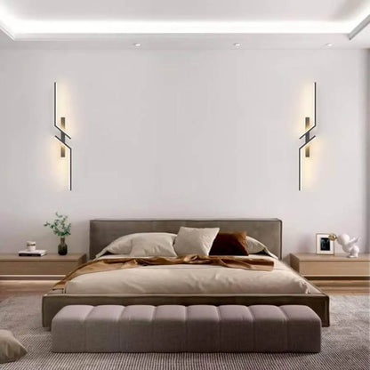 Avyaan φωτιστικό τοίχου LED 22W Μαύρα εσωτερικά φώτα τοίχου Προεπιλεγμένος τίτλος Alessandro Design